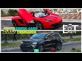 Jeep Cherokee Trackhawk vs McLaren Mp4 12c 1/4 mile Dragrace