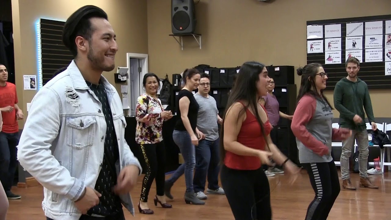 A fun Salsa warmup for this Newcomer Salsa class video editing software free