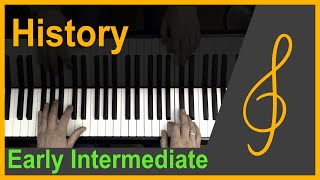 History - Victoria Nadine (Early Intermediate piano cover)