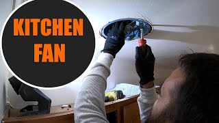 KITCHEN EXHAUST Fan Install | Easy Turn ep4