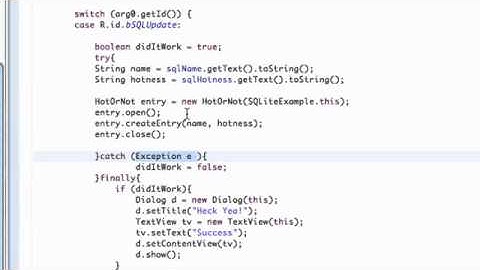 Android Application Development Tutorial   118   How to Create a Dialog
