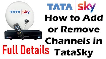 how to add or remove channels in tata sky | tata sky channel selection in tamil