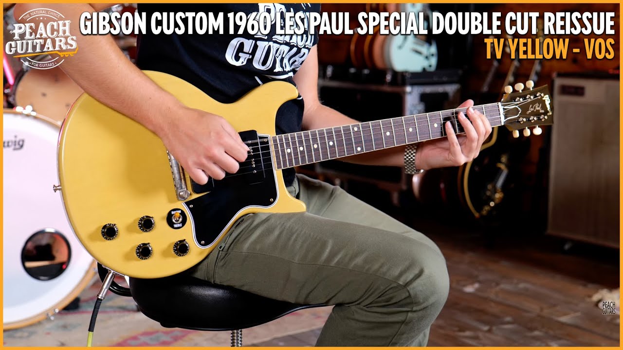 Gibson Custom 1960 Les Paul Special Double Cut Reissue | TV Yellow