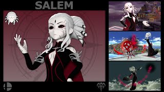 Salem Rwby - Super Smash Bros. Ultimate Skin Mod Gameplay
