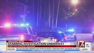 Woman stabbed on Carleton Avenue in Raleigh
