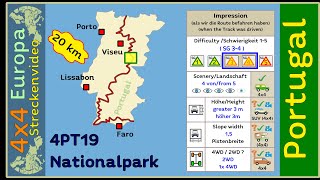 4PT19 Offroadpiste Nationalpark, ein Streckenvideo von 4x4 Europa in Portugal