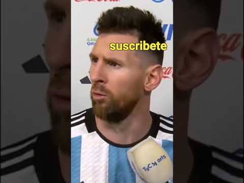 MESSI SE CABREA Y le dice bobo