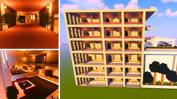 Minecraft Huge Hotel Tutorial | Minecraft Tutorial | Part 2 | MMT