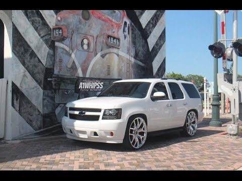 Chevy Tahoe On 28s Chevy Replica Wheels - YouTube.