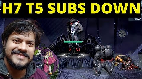 Heroic 7 T5 Subs Down | Injustice 2 Mobile Update 5.2 |