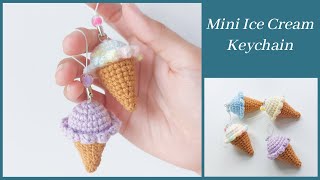 How to Crochet a Mini Ice Cream Keychain | NHÀ LEN