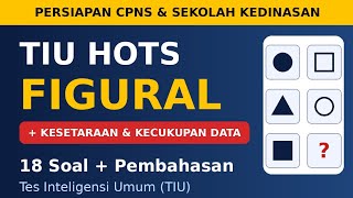 Vol. 19 Soal TIU HOTS: Figural, Kesetaraan Bilangan & Kecukupan Data #cpns #soaltiu