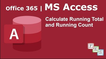 How to Calculate Running Total and Running Count in MS Access - Office 365