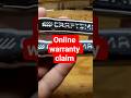 Craftsman warranty.