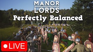 MANOR LORDS IS PERFECTLY BALANCED - A Medieval City Builder Is Steams Most Wishlisted Game! #live screenshot 5