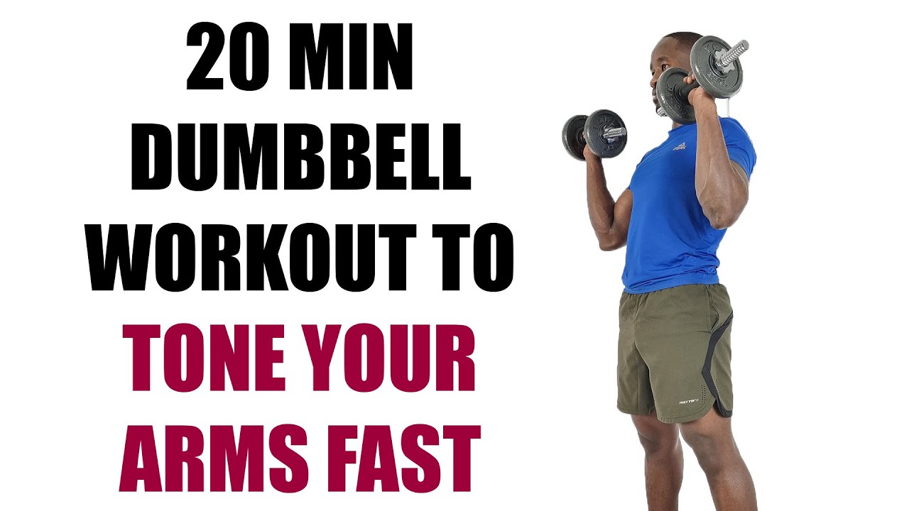 20-Minute Upper Body Dumbbell Workout to Tone Arms Fast 