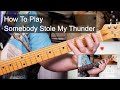 &#39;Somebody Stole My Thunder&#39; Georgie Fame Guitar &amp; Bass Lesson