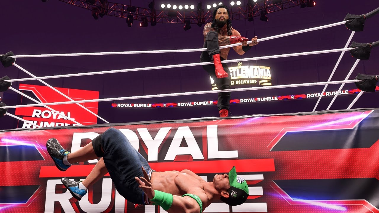 WWE 2K24 Live Stream - 30 Men's Royal Rumble Winner Faces OTC