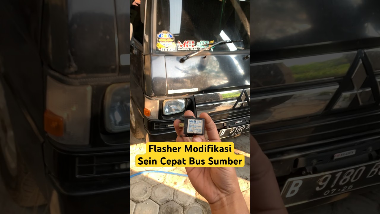 Sein cepat ala Bus Sugeng rahayu | Flasher L300 Modifikasi 