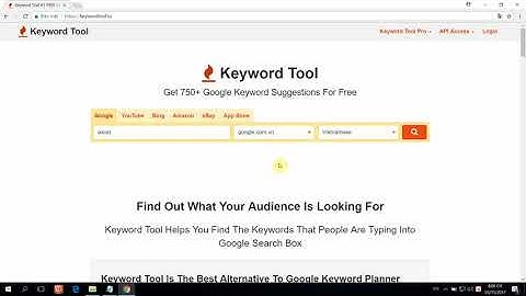 Hướng dẫn sử dụng keywordtool io - Xem video hướng dẫn sử dụng keywordtool io
