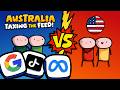How Australia Trapped Google, Meta and Tiktok With One Simple Tax