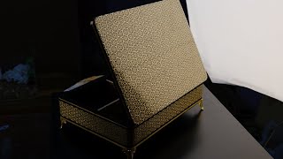 How to make luxury wood box _ Jewelry box _ hand tools only ASMR