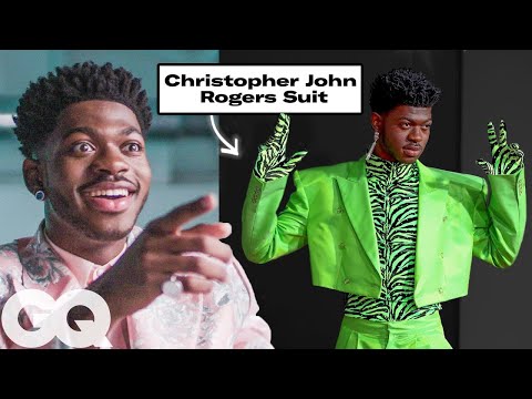 Lil Nas X Reviews His Fashion History & Gets Emotional | Style History | GQ Men of the Year