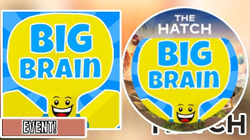 [EVENT] HOW TO GET THE HATCH BADGE & RANDOM EGG IN BIG BRAIN SIMULATOR - ROBLOX