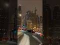 Snowy Evening in Downtown Chicago ❄️ | Michigan Avenue Winter City View 🇺🇸!#shorts #travel #city