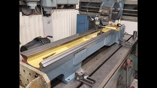 Planing a Weiler LZ280 lathe bed