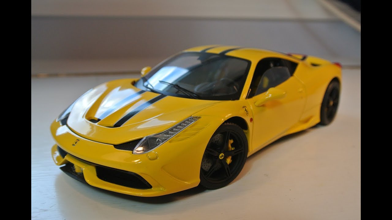 1:18 Hotwheels Elite 458 Speciale In-Depth Review - YouTube