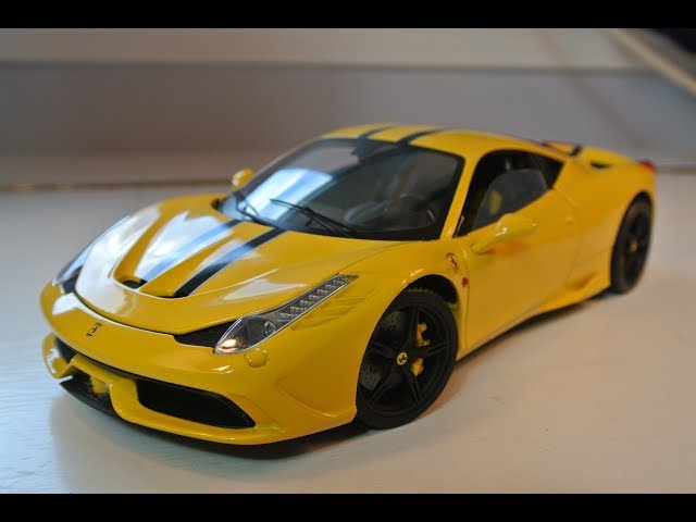 Hot wheels elite 1/18 Ferrari 458 ミニカー 1:18 Hotwheels Elite 458 Speciale In-Depth Review - YouTube
