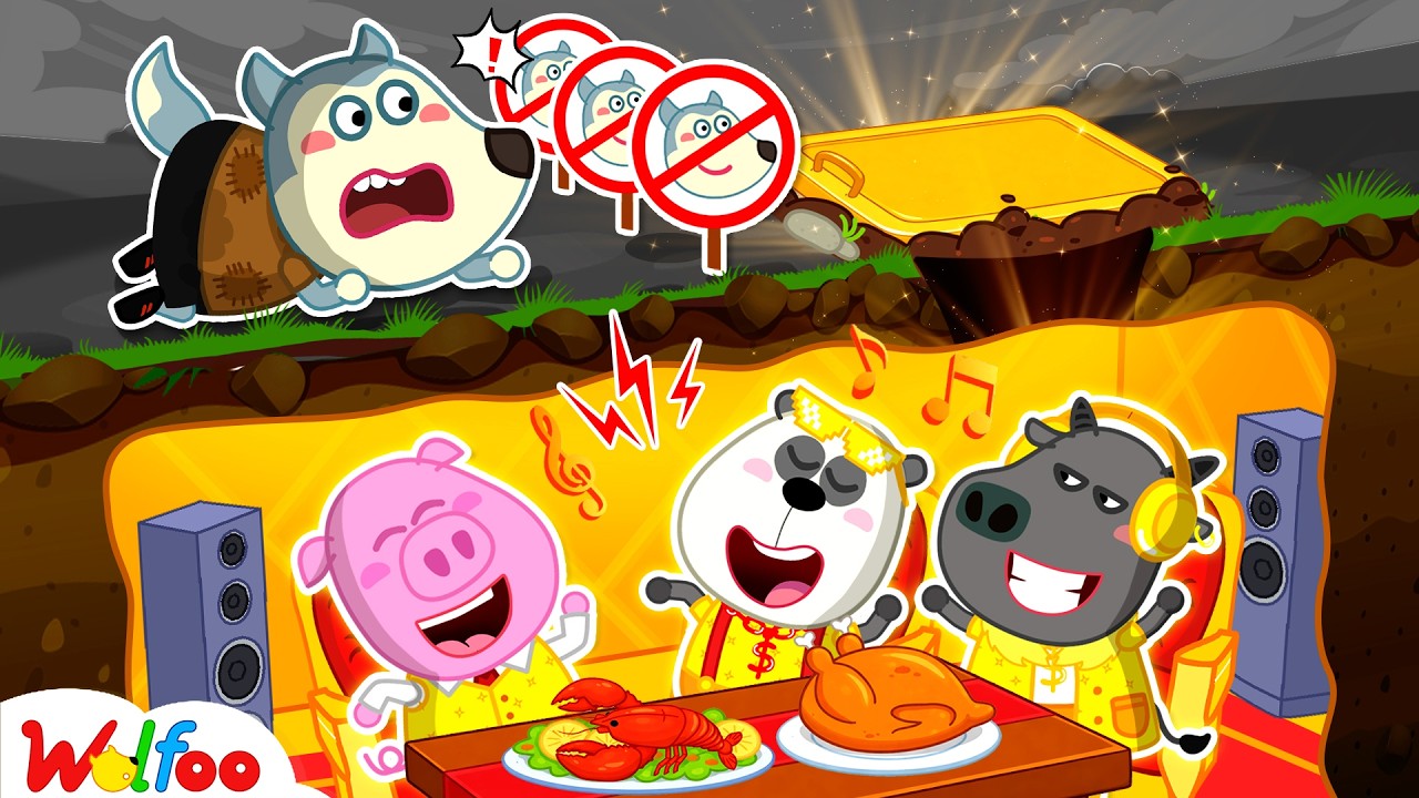 Rich vs Broke Secret Room - Wolfoo’s Storm Survival Lesson | Wolfoo Channel | Kids Cartoon