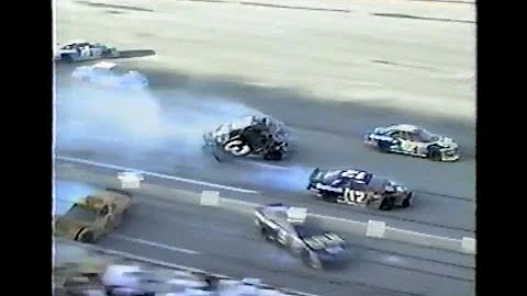 1996 TALLADEGA DALE EARNHARDT CRASH! STERLING MARLIN! ERNIE IRVAN!