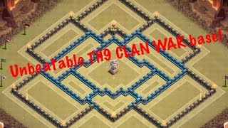 Clash of Clans: 4 Mortars Town Hall 9 Clan War Base - Giza 2.0 Defense