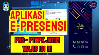 Tutorial Pengian Aplikasi E-PRESENSI BKD Jatim | Untuk PNS dan PTTPK screenshot 2