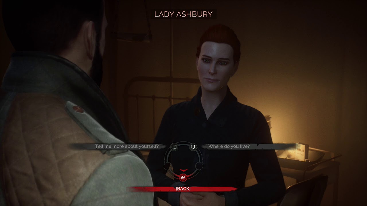 Vampyr Talk to Lady Ashbury Before Stonebridge Cemetry