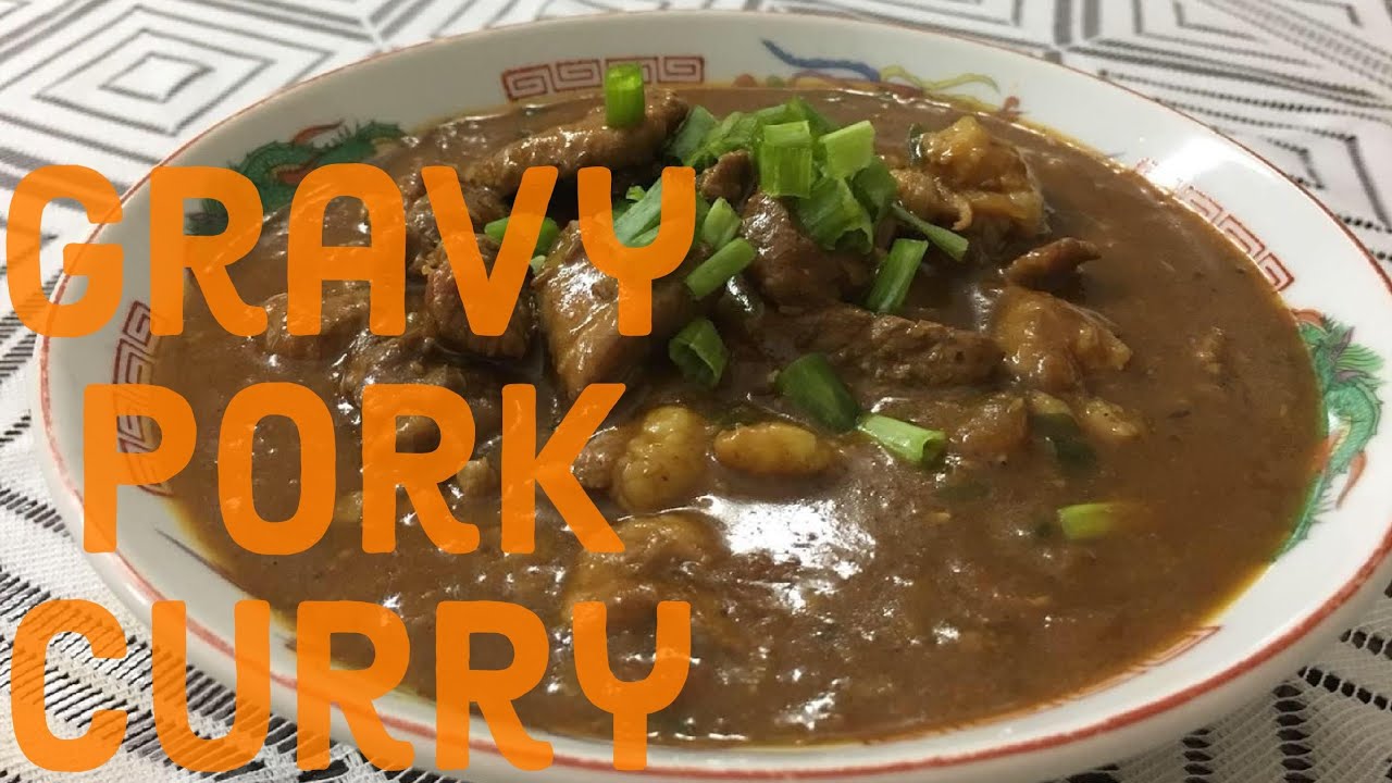 How to make gravy pork curry simple homemade pork curry YouTube