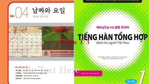 [LUYỆN NGHE] TIẾNG HÀN TỔNG HỢP SƠ CẤP 1 I #PHẦN 1/3 - BÀI 4 - 날짜와 요일