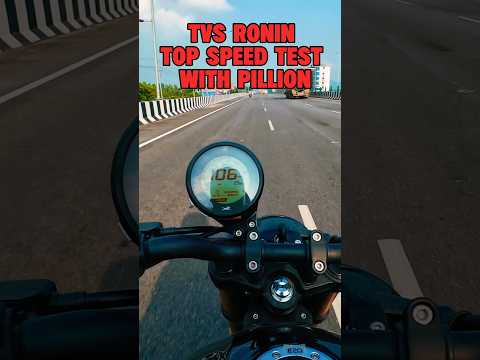 TVS Ronin 225 Top Speed Test Gear Wise Acceleration Shorts