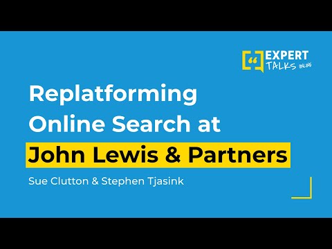 Replatforming Online Search for John Lewis