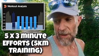 5 x 3 minute efforts! 5km Training
