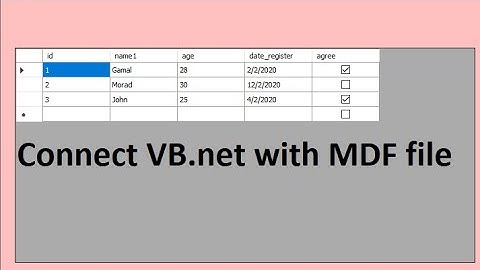 Programming VB.net: Connect SQL MDF file database with VB.net and changing MDF file location.