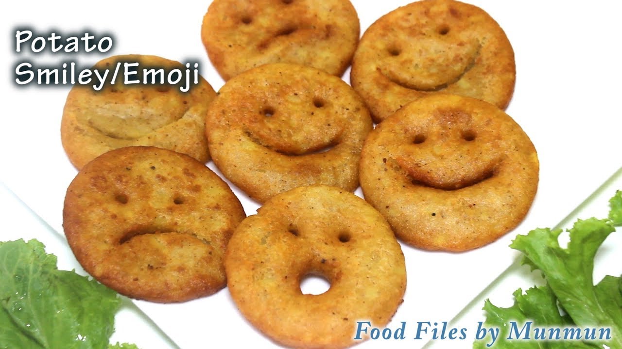 পটেটো ইমোজি Potato Smiley Recipe Potato Emoji Recipe Emoji