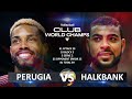 Sir sicoma perugia vs halkbank spor kulb  semifinals  volleyball club world championship 2023