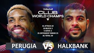 Sir Sicoma Perugia vs Halkbank Spor Kulübü | Semifinals | Volleyball Club World Championship 2023