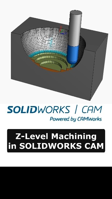Z-Level Machining in SOLIDWORKS CAM - YouTube