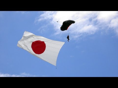 「日米国旗ジャンパー降下」2017岩国フレンドシップデー