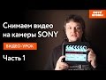 Снимаем видео на камеры SONY. Часть 1