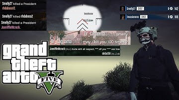 [GTAV]Modder/Griefers Choose a Wrong Lobby To FARM THEIR KD|It took me 1hour to make them leave|